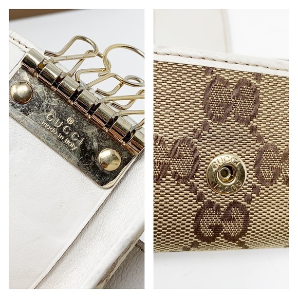 Authentic Gucci Monogram Keyholder Wallet - Picture 8 of 10